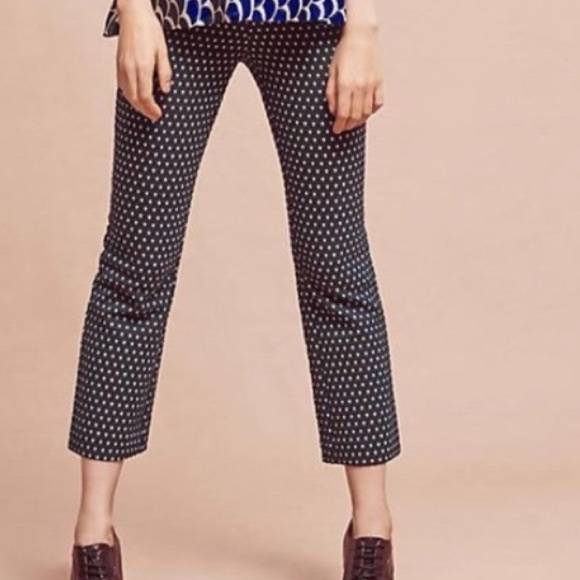 Anthropologie Charlie Cropped Flare Ankle Pants - Picture 2 of 9